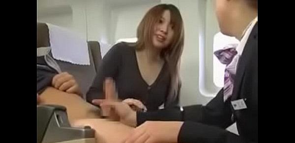  Asian Flight attendant